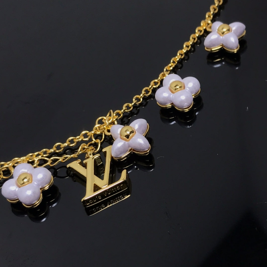 [Polaidi Jewelry]LOGO 6 MOTIF STAR AND SUN GOLD BRACELET