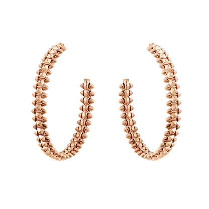 [：Polaidi Jewelry]CLASH LARGE HOOP EARRINGS