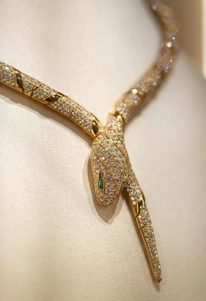 [Polaidi Jewelry]HAUTE COUTURE GOLD SERPENTI NECKLACE