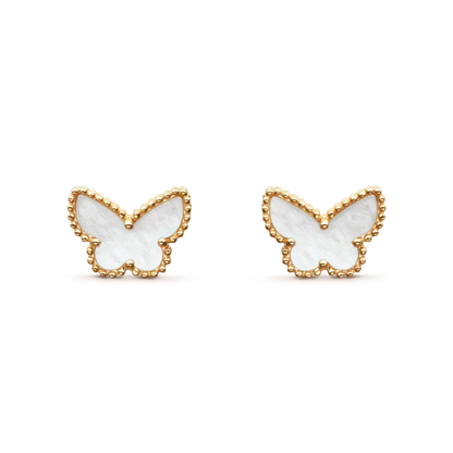 [Polaidi Jewelry]SWEET BUTTERFLY MOP EARSTUDS