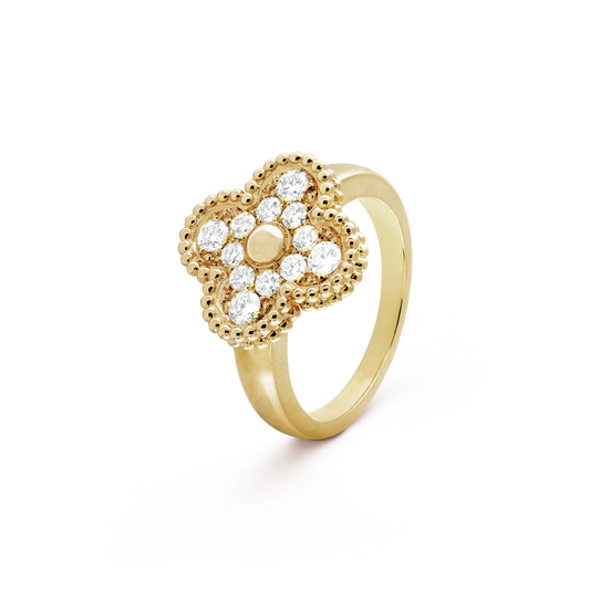 [Polaidi Jewelry]CLOVER DIAMOND RING