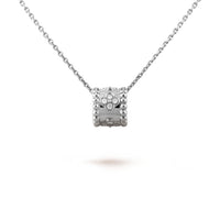 [Polaidi Jewelry ]PERLEE PEDANT SIVLER DIAMOND NECKLACE