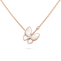 [Polaidi Jewelry ]BUTTERFLY MOP DIAMOND NECKLACE
