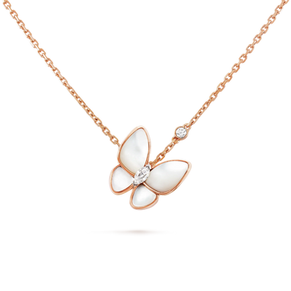 [：Polaidi Jewelry]BUTTERFLY MOP DIAMOND NECKLACE