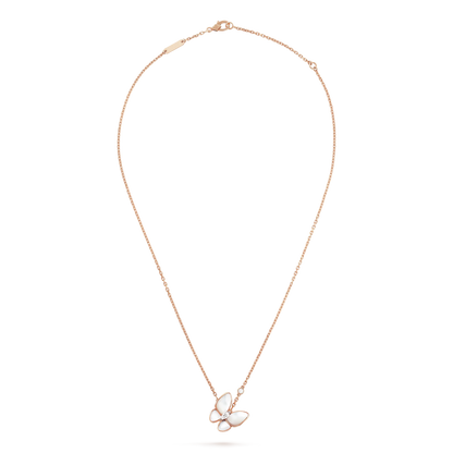 [：Polaidi Jewelry]BUTTERFLY MOP DIAMOND NECKLACE