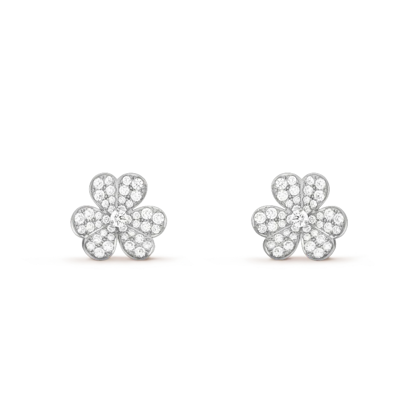 [：Polaidi Jewelry]CLOVER COMOS DIAMOND EARRINGS SILVER