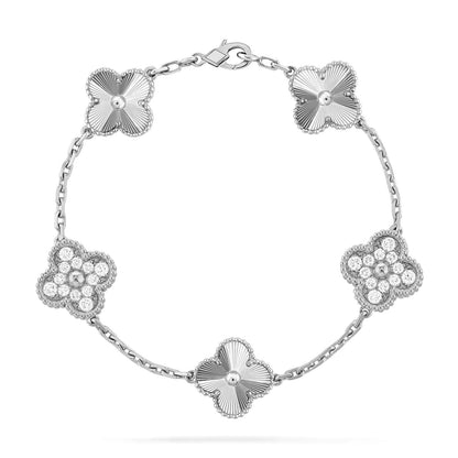 [Polaidi Jewelry] CLOVER 5 MOTIF LASER BRACELET COLLECTION