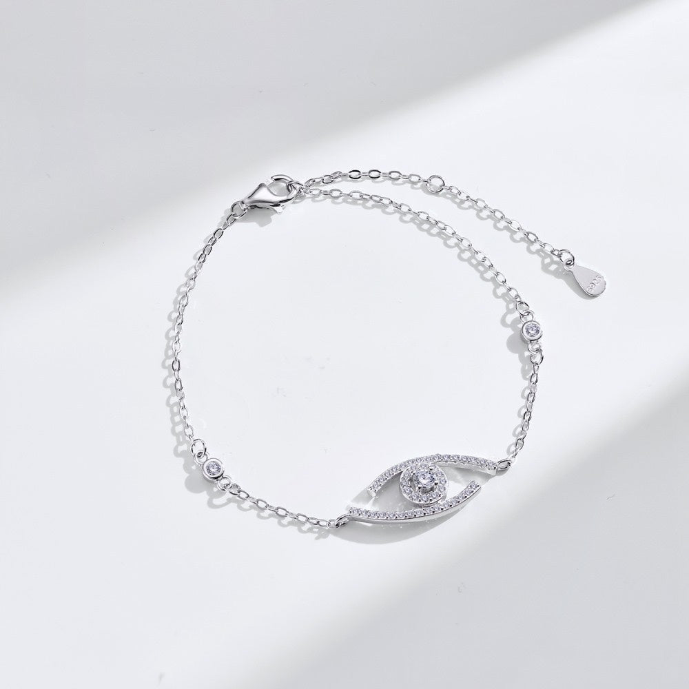 [Polaidi Jewelry]Lucky Eye Pave-Set Diamond Bracelet