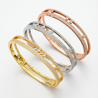 [Polaidi Jewelry]Move Romane pav¨¦ bangle