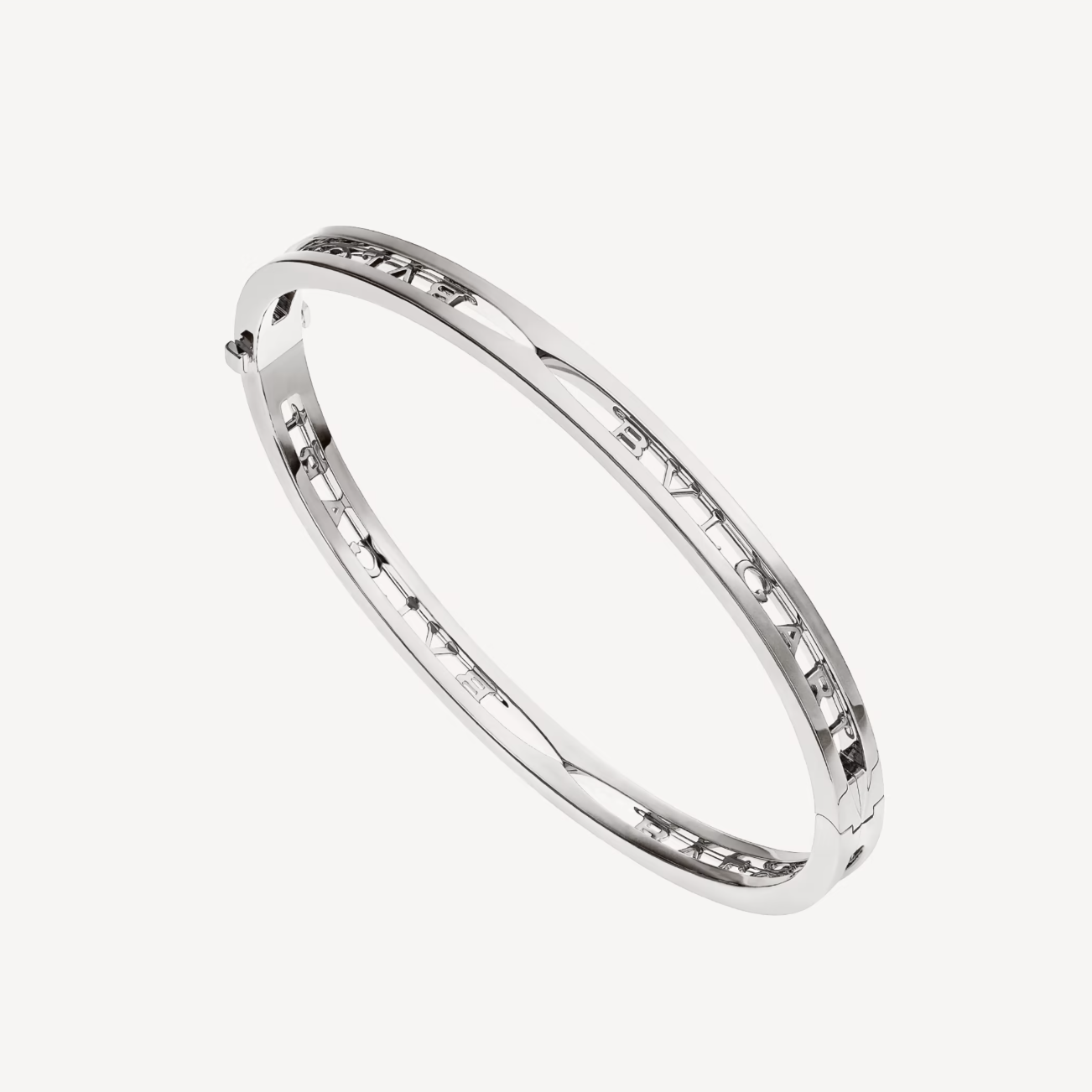 [Polaidi Jewelry]ZERO 1 SPIRAL LOGO SILVER BRACELET