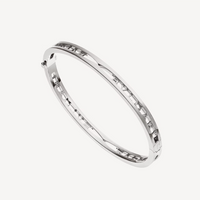 [Polaidi Jewelry ]ZERO 1 SPIRAL LOGO SILVER BRACELET