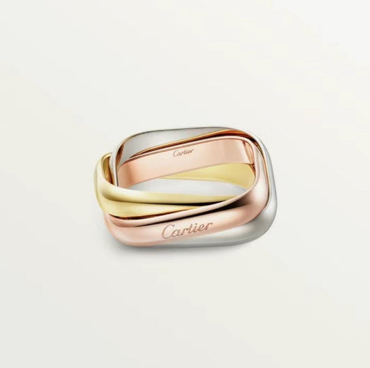 [Polaidi Jewelry]TRINITY RING GOLD PINK GOLD SILVER