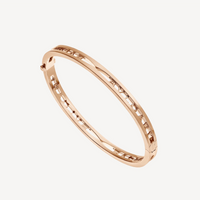 [Polaidi Jewelry ]ZERO 1 SPIRAL LOGO PINK GOLD BRACELET