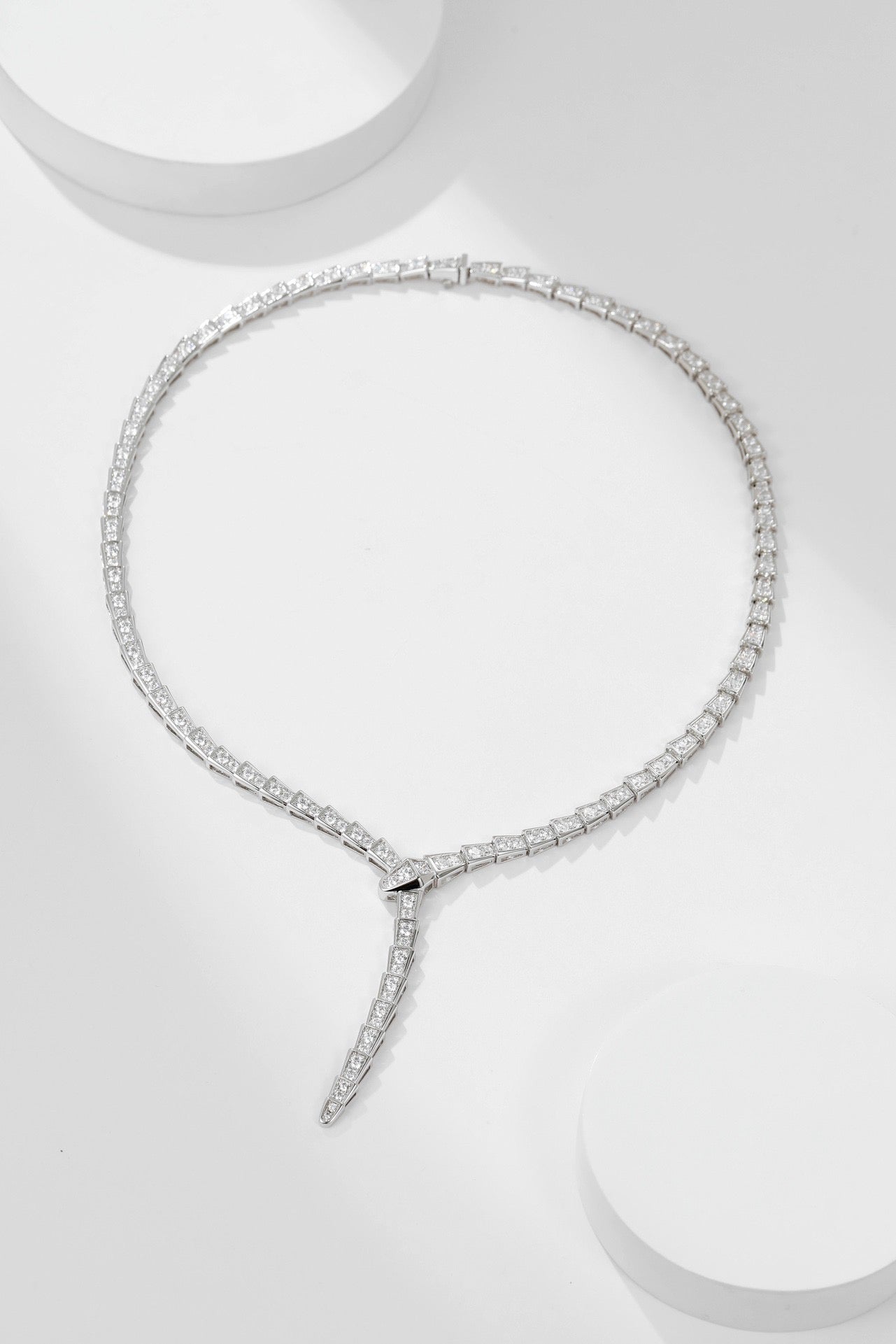 [Polaidi Jewelry]SERPENTI NECKLACE SILVER DIAMOND