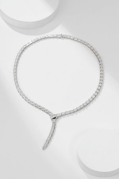 [Polaidi Jewelry]SERPENTI NECKLACE SILVER DIAMOND