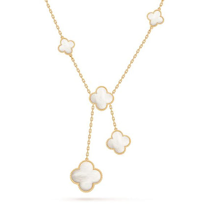 [Polaidi Jewelry]CLOVER MOTHER OF PEARL NECKLACE 6 MOTIF