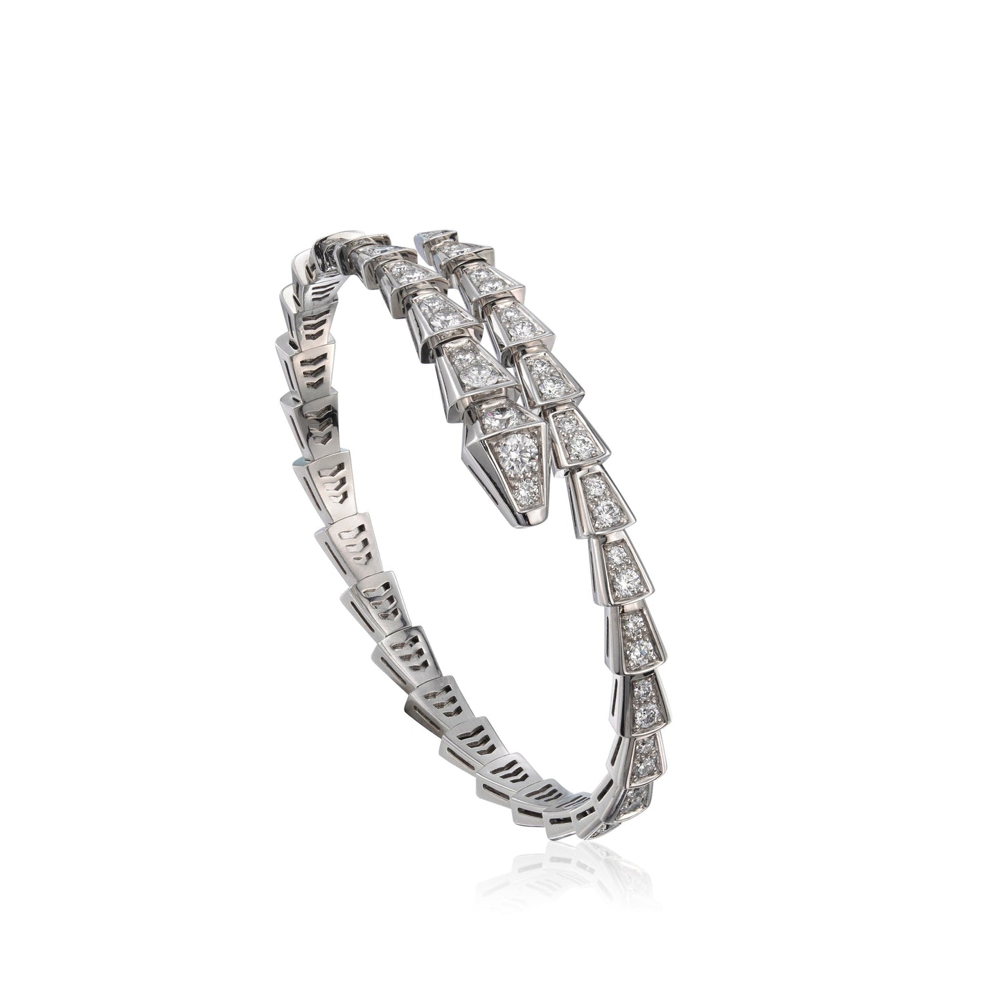 [Polaidi Jewelry]SERPENTI BRACELET 6MM SILVER DIAMOND