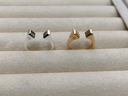 [Polaidi Jewelry]THE CONE RIVET RING IS OPEN AND ONE SIZE FITS ALL
