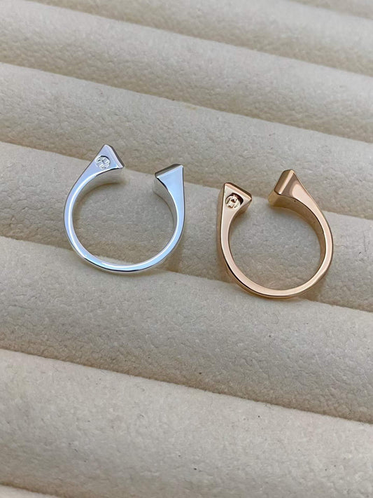 [Polaidi Jewelry]THE CONE RIVET RING IS OPEN AND ONE SIZE FITS ALL