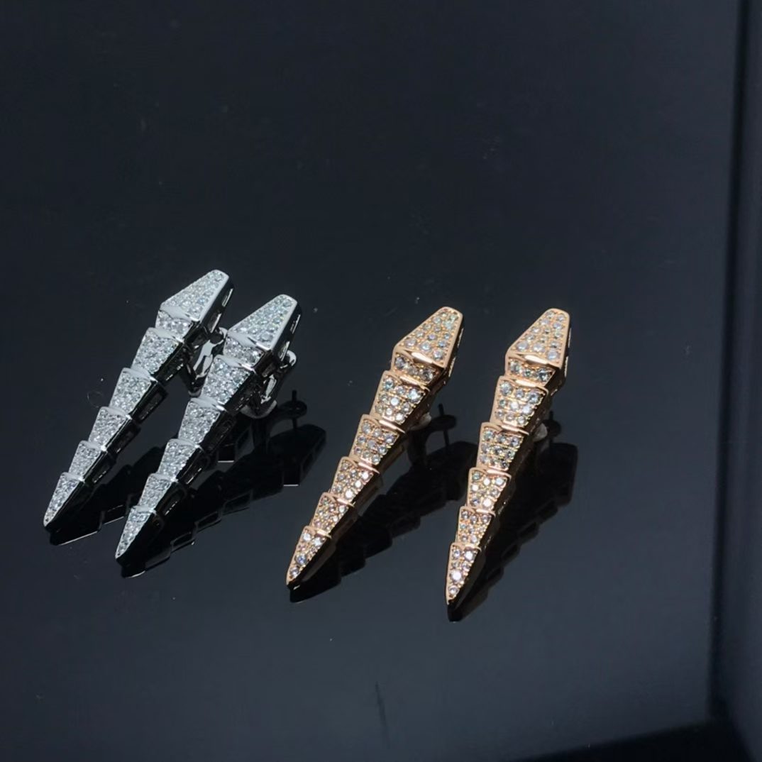 [Polaidi Jewelry]NEW！STARRY SNAKE CLIP-ON EARRINGS