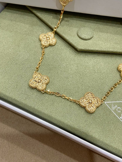 [Polaidi Jewelry]CLOVERS THE 10-MOTIFS NECKLACE