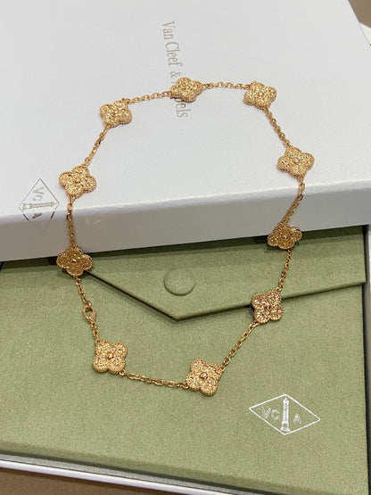 [Polaidi Jewelry]CLOVERS THE 10-MOTIFS NECKLACE