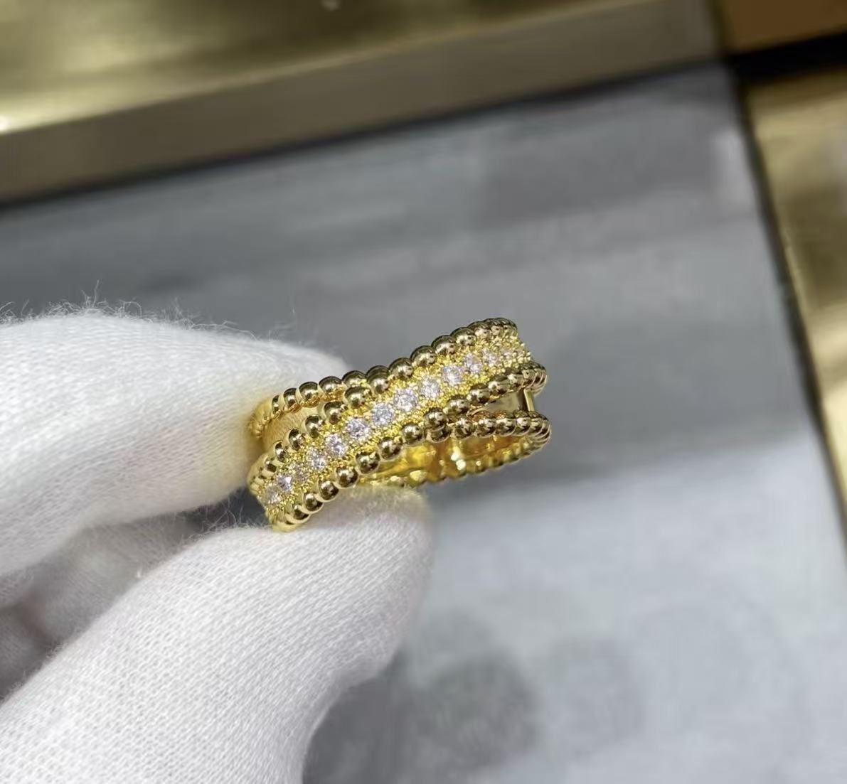 [：Polaidi Jewelry]PERLEE COLLECTION YELLOW GOLD WHITE GOLD ROSE GOLD DIAMOND RING