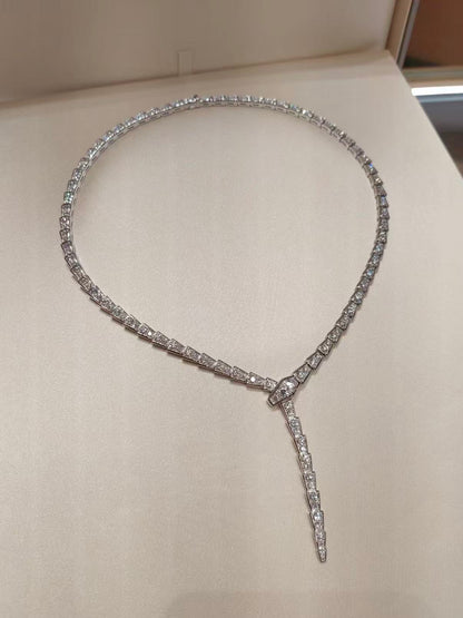 [Polaidi Jewelry]SERPENTI NECKLACE SILVER DIAMOND