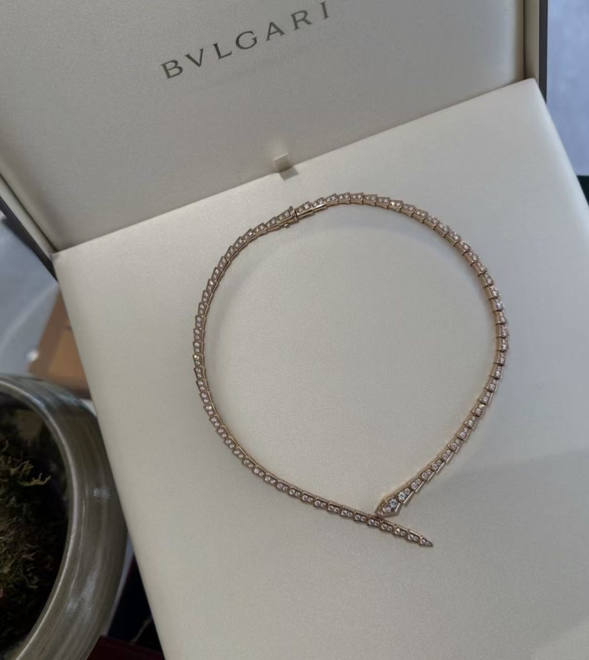 [Polaidi Jewelry]SERPENTI NECKLACE SILVER DIAMOND