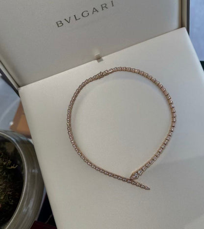 [Polaidi Jewelry]SERPENTI NECKLACE SILVER DIAMOND