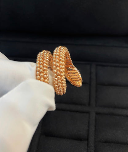[Polaidi Jewelry]SERPENTI FULL DIAMOND SNAKE RING