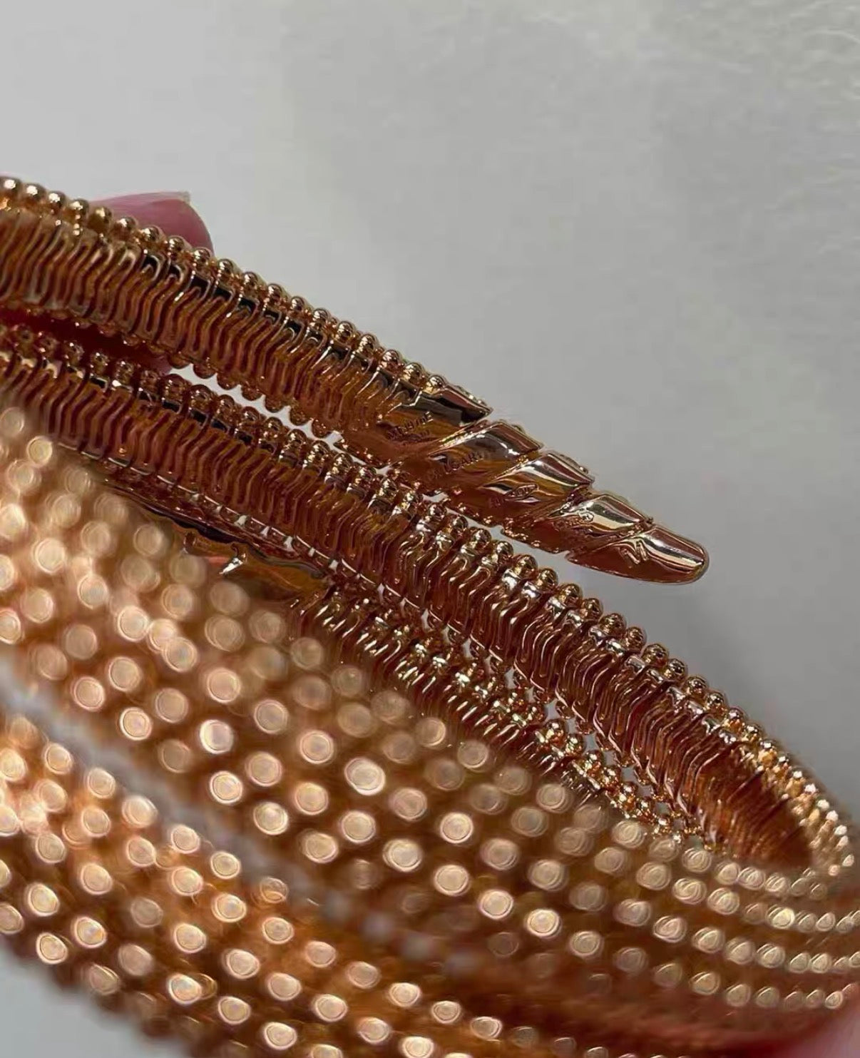 [Polaidi Jewelry]SERPENTI FULL DIAMOND SNAKE BRACELET