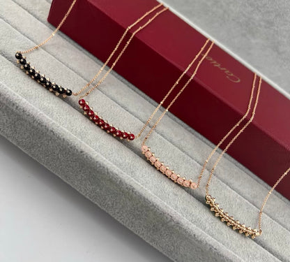 [：Polaidi Jewelry]CLASH COLLECTION AGATE CHALCEDONY STUD NECKLACE
