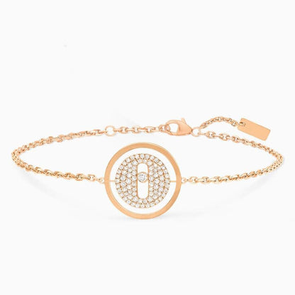 [Polaidi Jewelry]LUCKY MOVE DIAMOND PAVED BRACELET