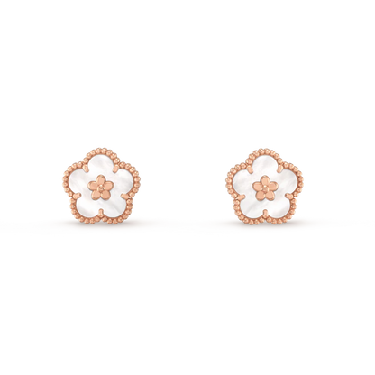 [Polaidi Jewelry]LUCKY WHITE MOP EARRINGS