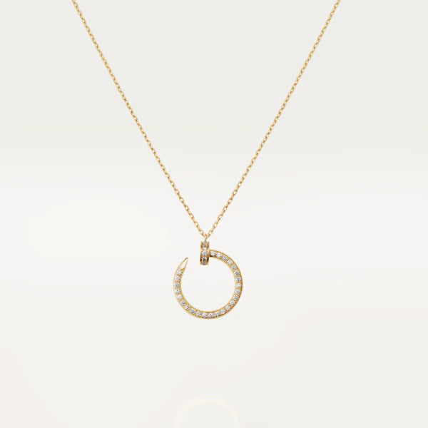 [：Polaidi Jewelry]JUSTE NECKLACE GOLD DIAMONDS