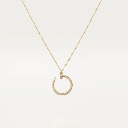 [：Polaidi Jewelry]JUSTE NECKLACE GOLD DIAMONDS