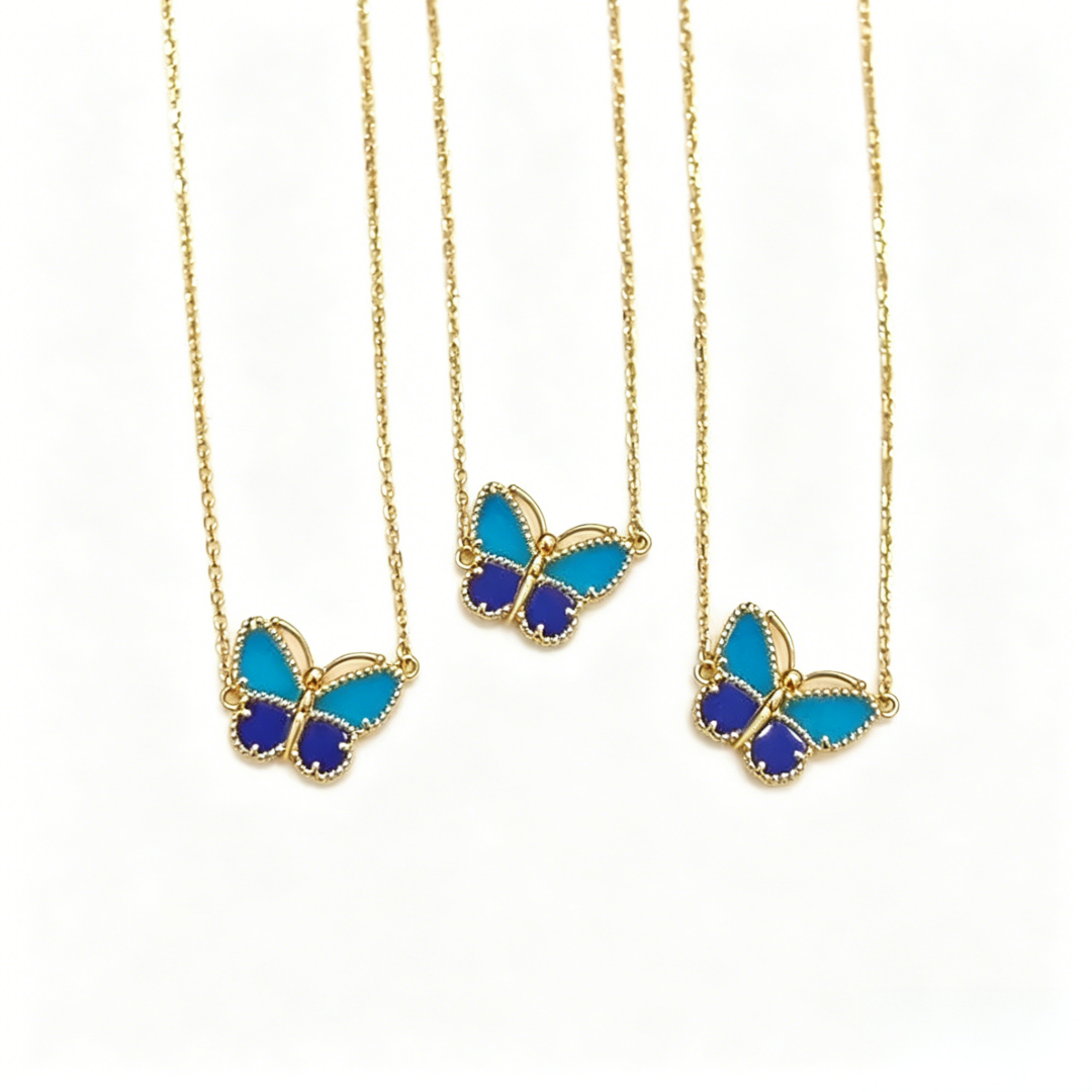 [Polaidi Jewelry] 2026 NEW LUCKY BUTTERFLY 1 MOTIFS NECKLACE