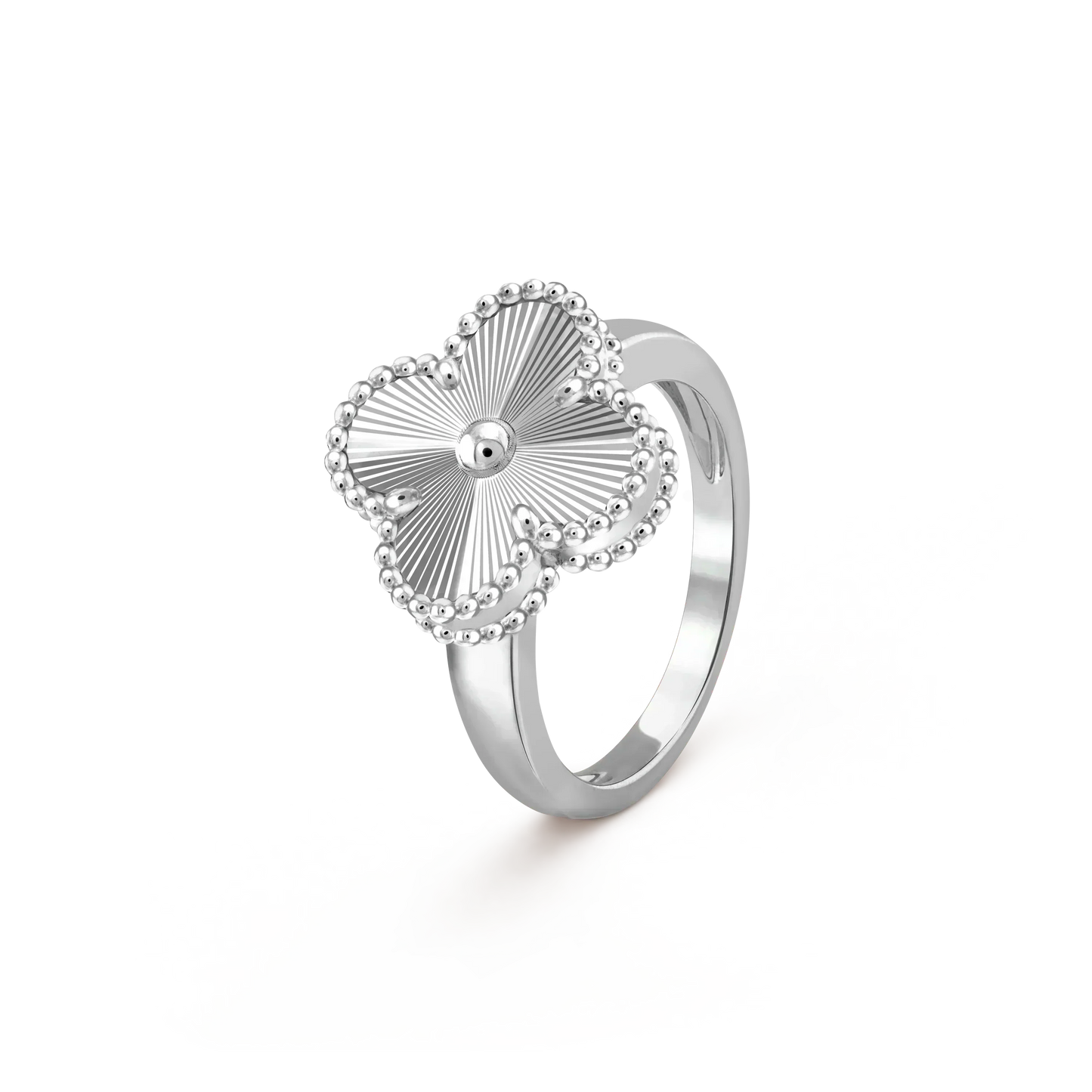 [Polaidi Jewelry]CLOVER SILVER RING