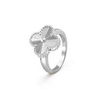 [Polaidi Jewelry ]CLOVER SILVER RING