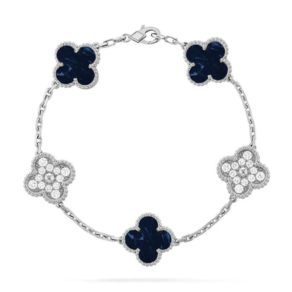 [Polaidi Jewelry]CLOVER 5 MOTIF PIETERSITE BRACELET COLLECTION