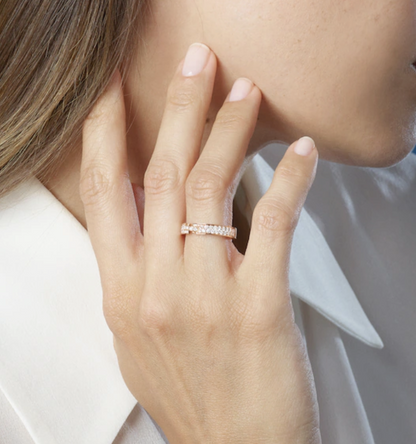 [Polaidi Jewelry]ALLIANCE LIENS VIDENCE PAVED DIAMOND 4MM RING