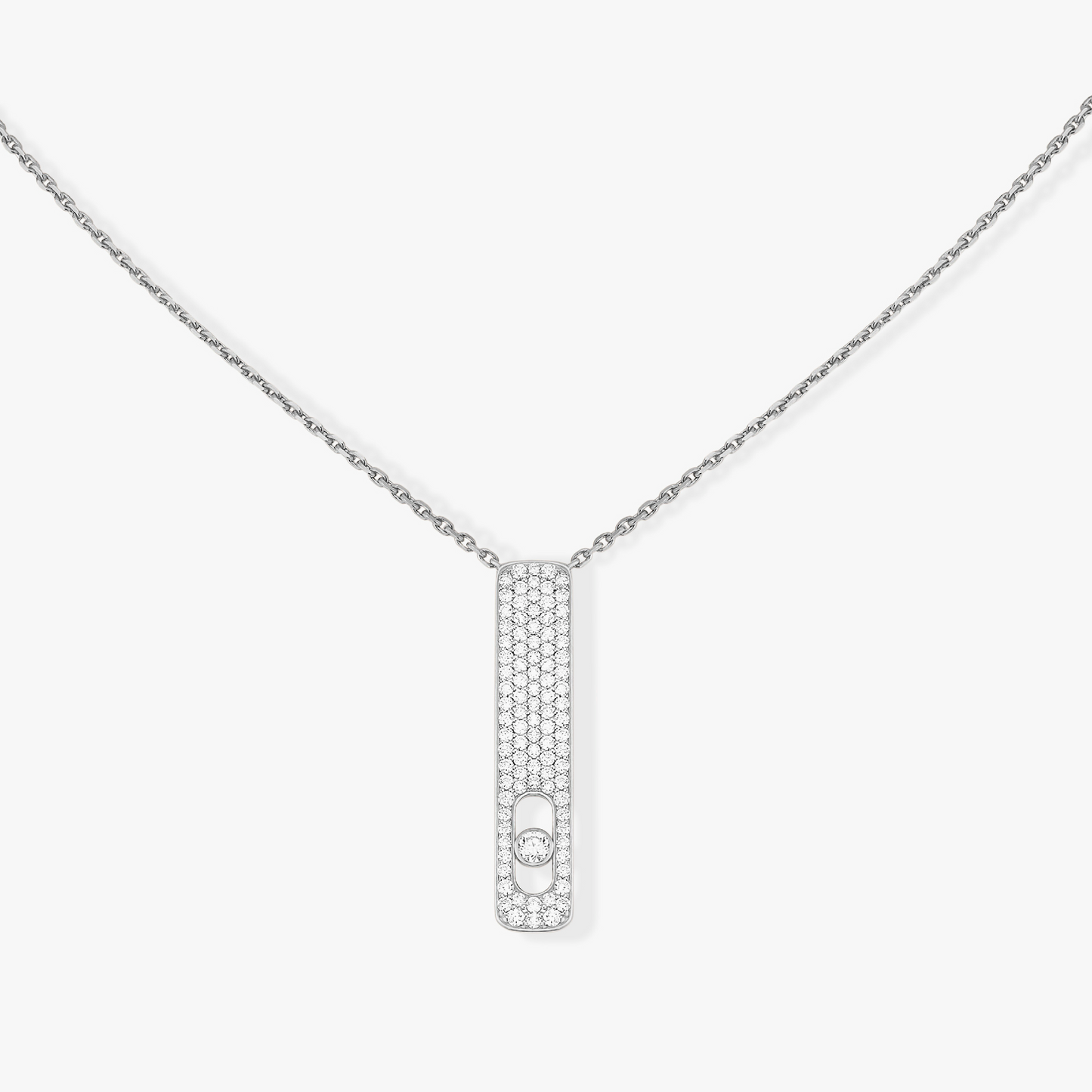 [Polaidi Jewelry]MY FIRST DIAMOND PAVED NECKLACE