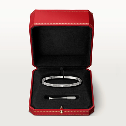 [Polaidi Jewelry]LOVE BRACELET 3.65MM DIAMOND-PAVED