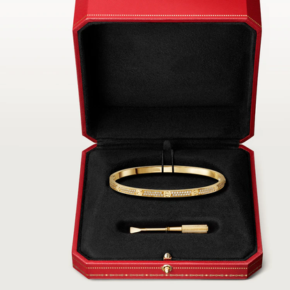 [Polaidi Jewelry]LOVE BRACELET 3.65MM DIAMOND-PAVED