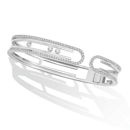 [Polaidi Jewelry]MOVE 10TH PAVED DIAMOND BRACELET