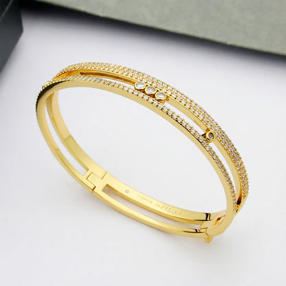 [Polaidi Jewelry]Move Romane pav¨¦ bangle