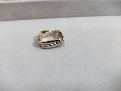 [Polaidi Jewelry]TRINITY RING GOLD PINK GOLD SILVER