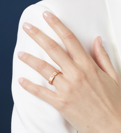 [：Polaidi Jewelry]ALLIANCE LIENS VIDENCE DIAMOND 4MM RING