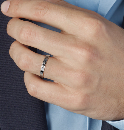 [：Polaidi Jewelry]ALLIANCE LIENS VIDENCE 3MM RING